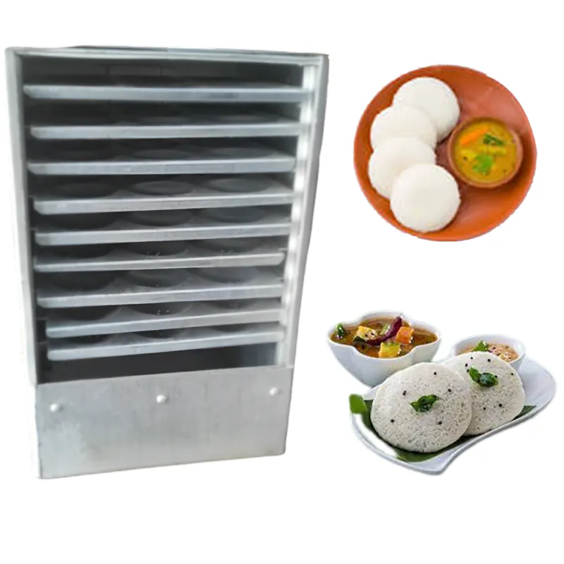 Commercial 81 Pcs Idli Making Machine 9 Tray, Aluminium Body